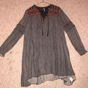 Embroidered Free People dress